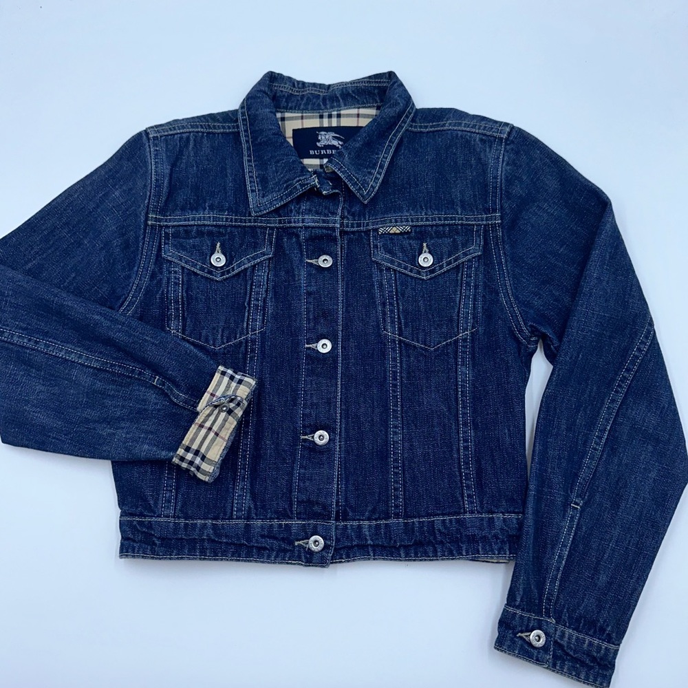 Burberry jean jacket size 10 Kids